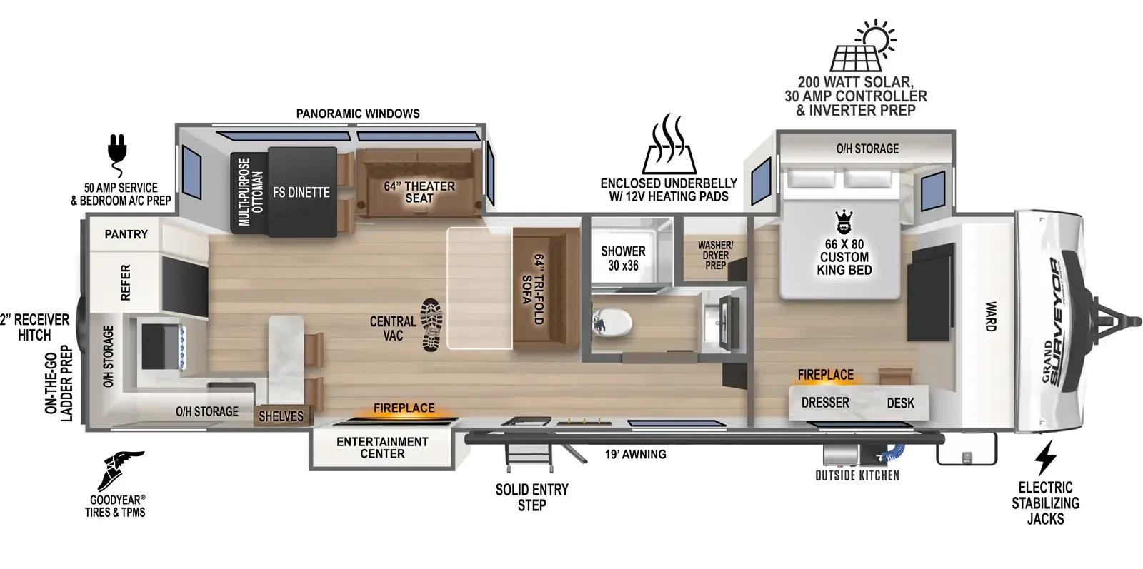 301RKBS Floorplan Image